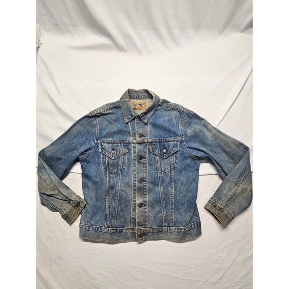 Levi's Other - Vintage Levis 70505 0217 Type III Denim Trucker Jacket Blue Size 42 Made in USA